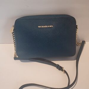Michael Kors Teal camera bag